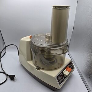 Vintage GE General Electric D3FP1 Food Processor 1000 tested and working!